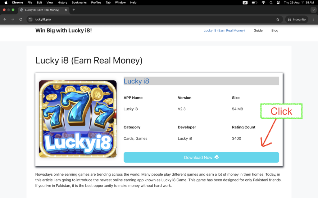 Lucky-i8-Download